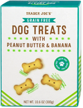 Trader Joe's Grain Free Dog Treats with Peanut Butter & Banana, 300g
