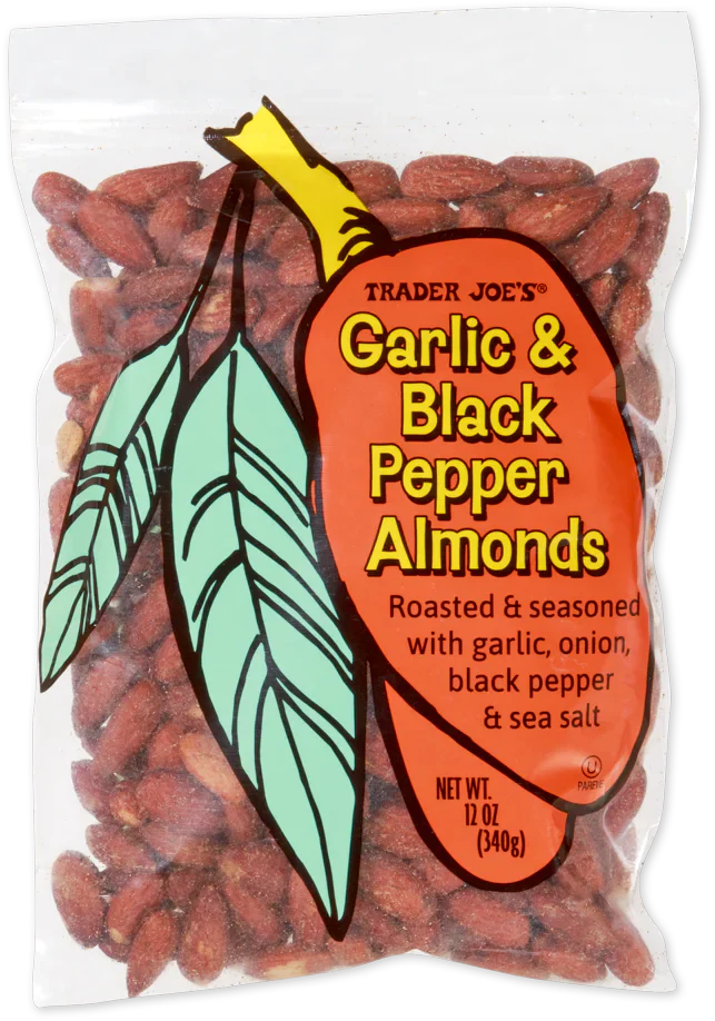 Trader Joe's Garlic & Black Pepper Almonds, 340g