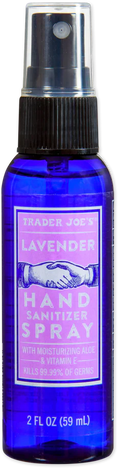 Trader Joe's Lavender Hand Sanitizer Spray, 59mL