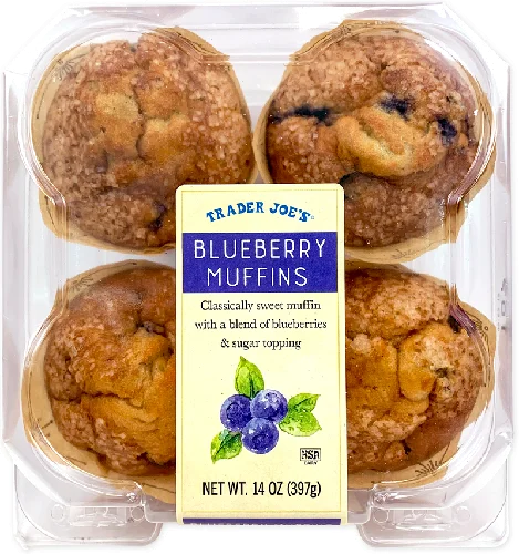 Trader Joe's Blueberry Muffins, 397g