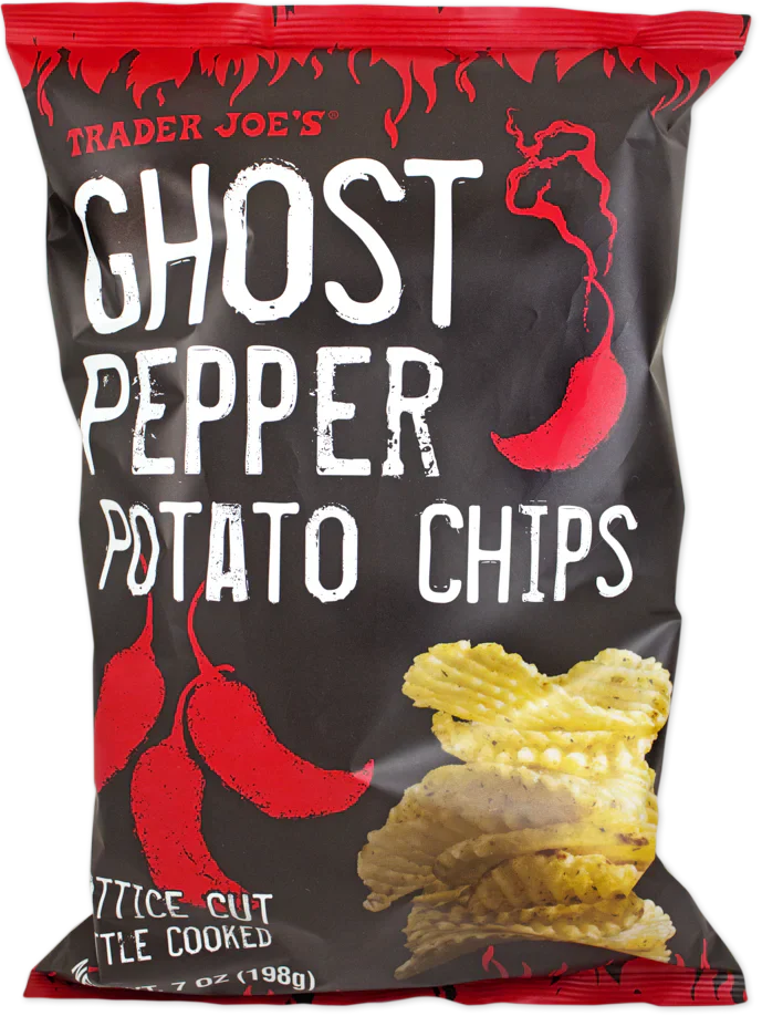 Trader Joe's Ghost Pepper Potato Chips, 198g