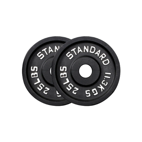 Squat Rack, Bench, Barbell & Weight Plates Stack