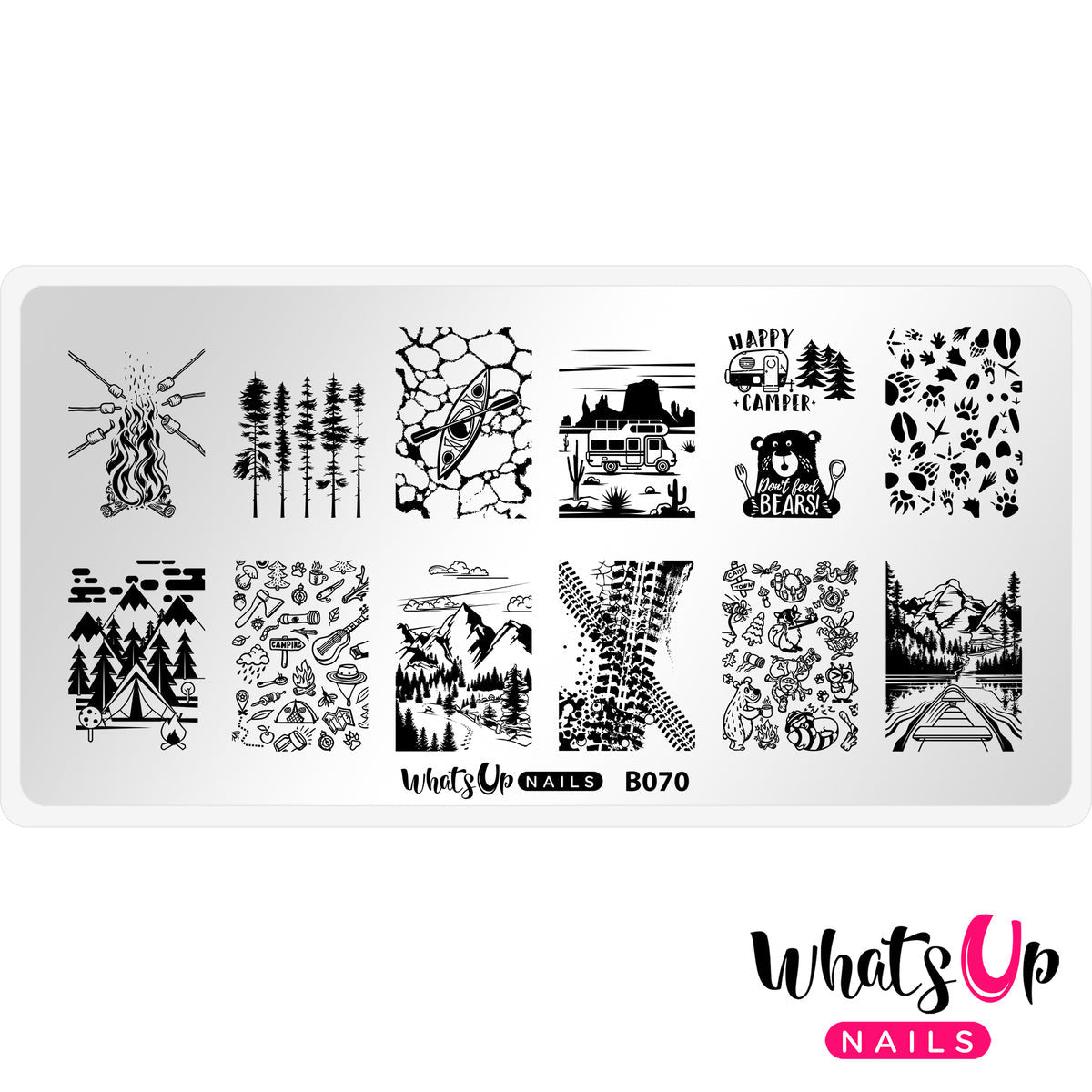 Whats Up - Campfire Stories Stamping Plate