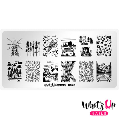 Whats Up - Campfire Stories Stamping Plate