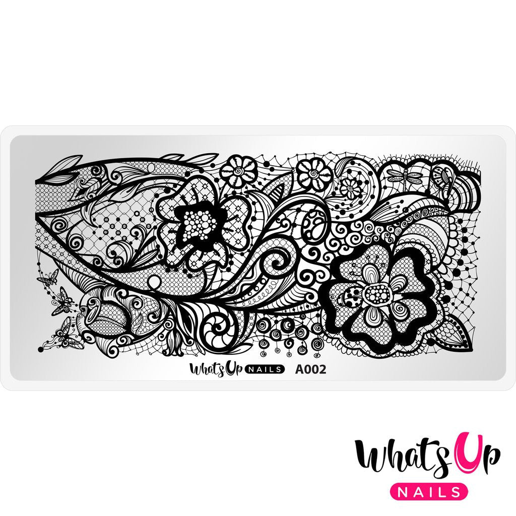 Whats Up - Sassy and Classy Stamping Plate