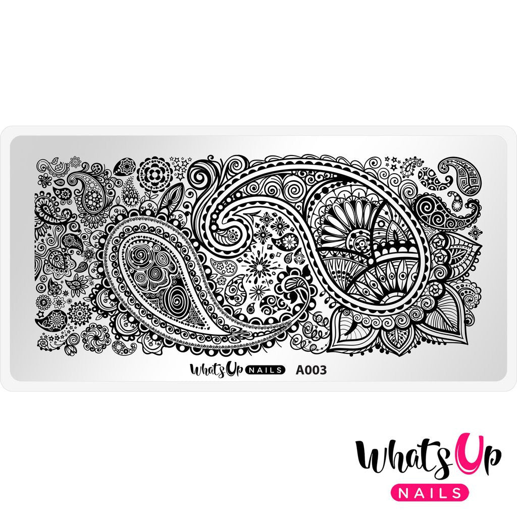 Whats Up - Paisley Buffet Stamping Plate