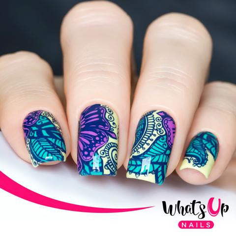 Whats Up - Henna Entrancement Stamping Plate