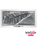 Whats Up - Tribal Feather Stamping Plate