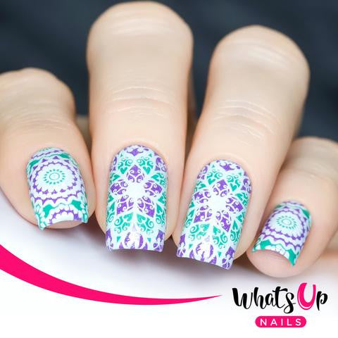 Whats Up - Glass Masterpiece Stamping Plate