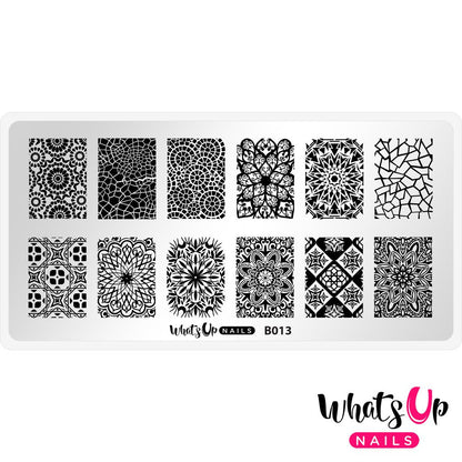 Whats Up - Glass Masterpiece Stamping Plate