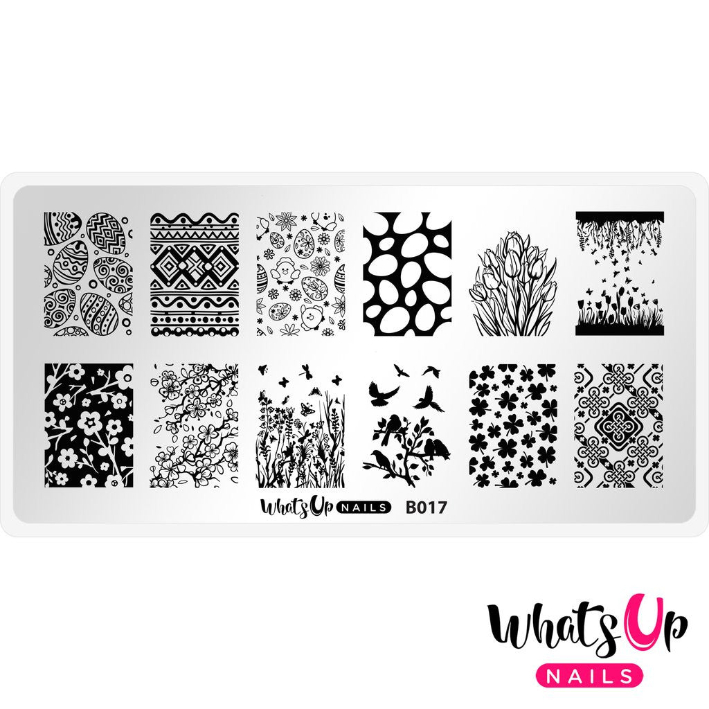 Whats Up - Spring Elation Stamping Plate