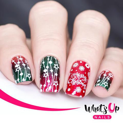 Whats Up - Winter Time Stamping Plate