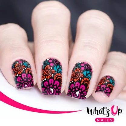 Whats Up - The Art of Henna Stamping Plate