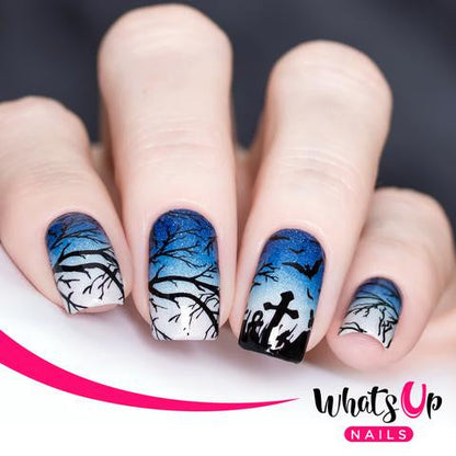 Whats Up - Gothic Affection Stamping Plate