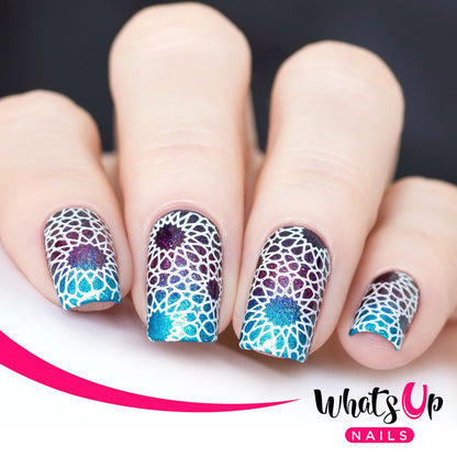 Whats Up - Geometric Trance Stamping Plate