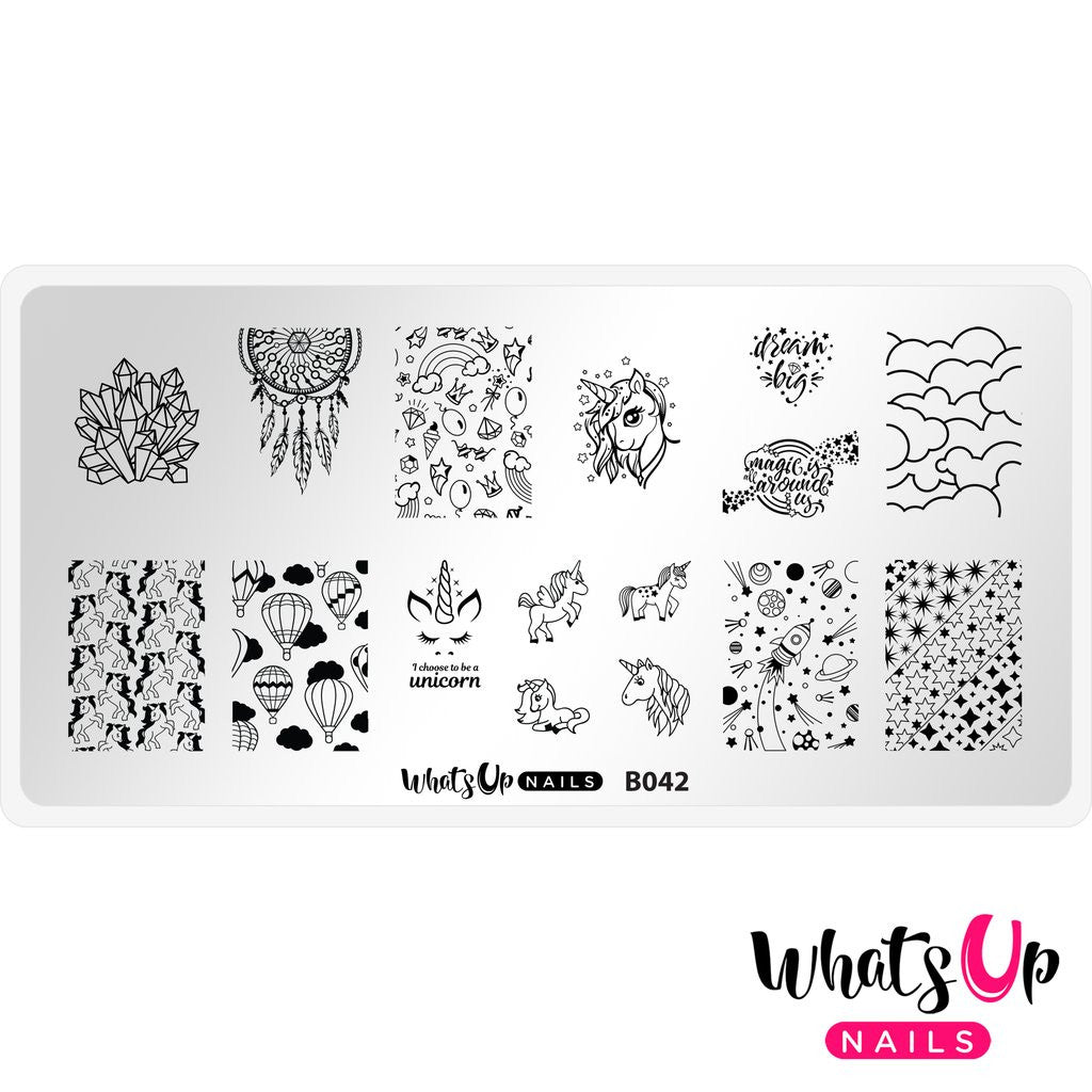 Whats Up - Head in the Clouds Stamping Plate