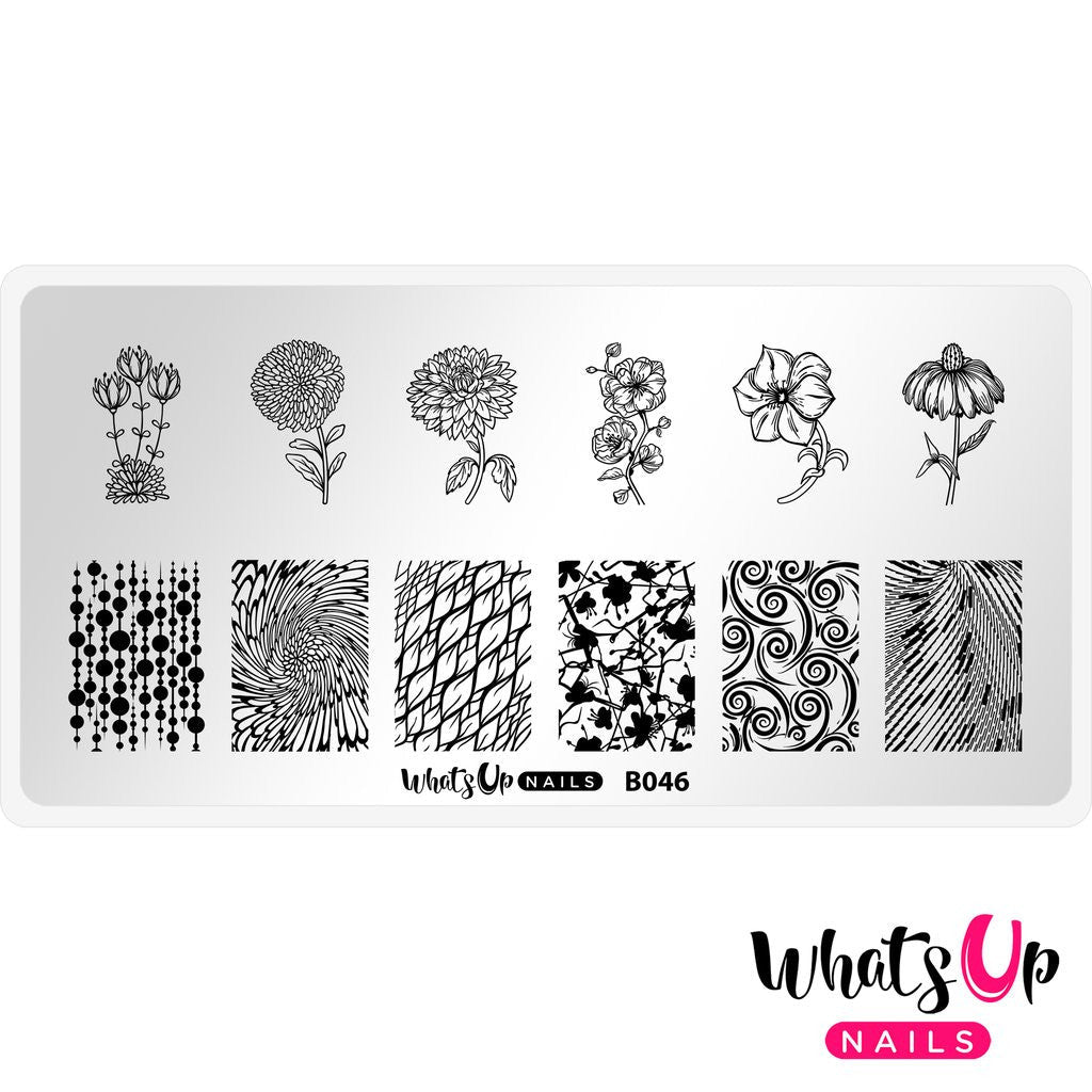 Whats Up - Petal to the Metal Stamping Plate