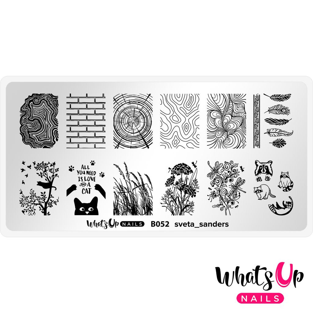 Whats Up  - Sveta Sanders Stamping Plate