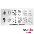 Whats Up - Nailsandtowel Stamping Plate