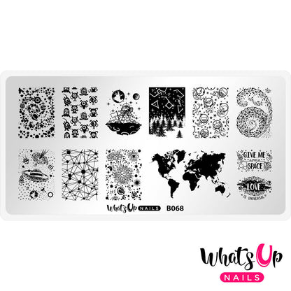 Whats Up - Totally Spaced Out Stamping Plate
