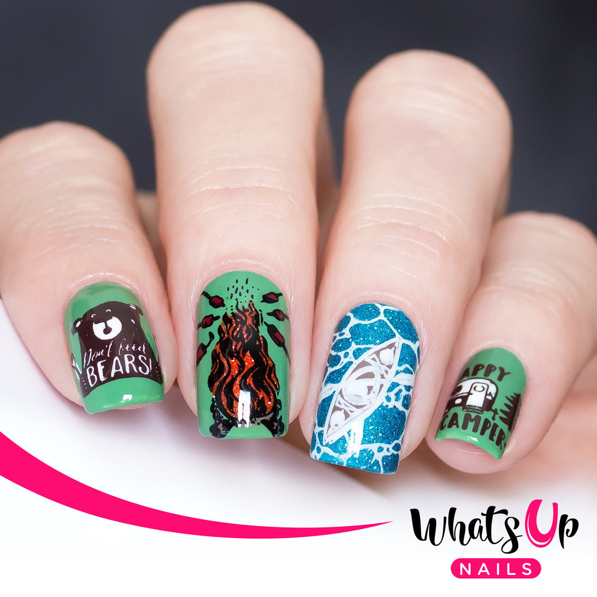 Whats Up - Campfire Stories Stamping Plate