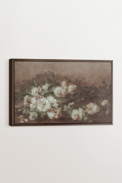 WHITE PEONY, Oeuvre sur toile étirée