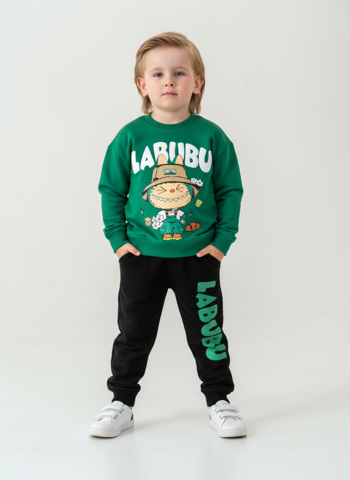 LA-BU-BU Boys Joggers Set
