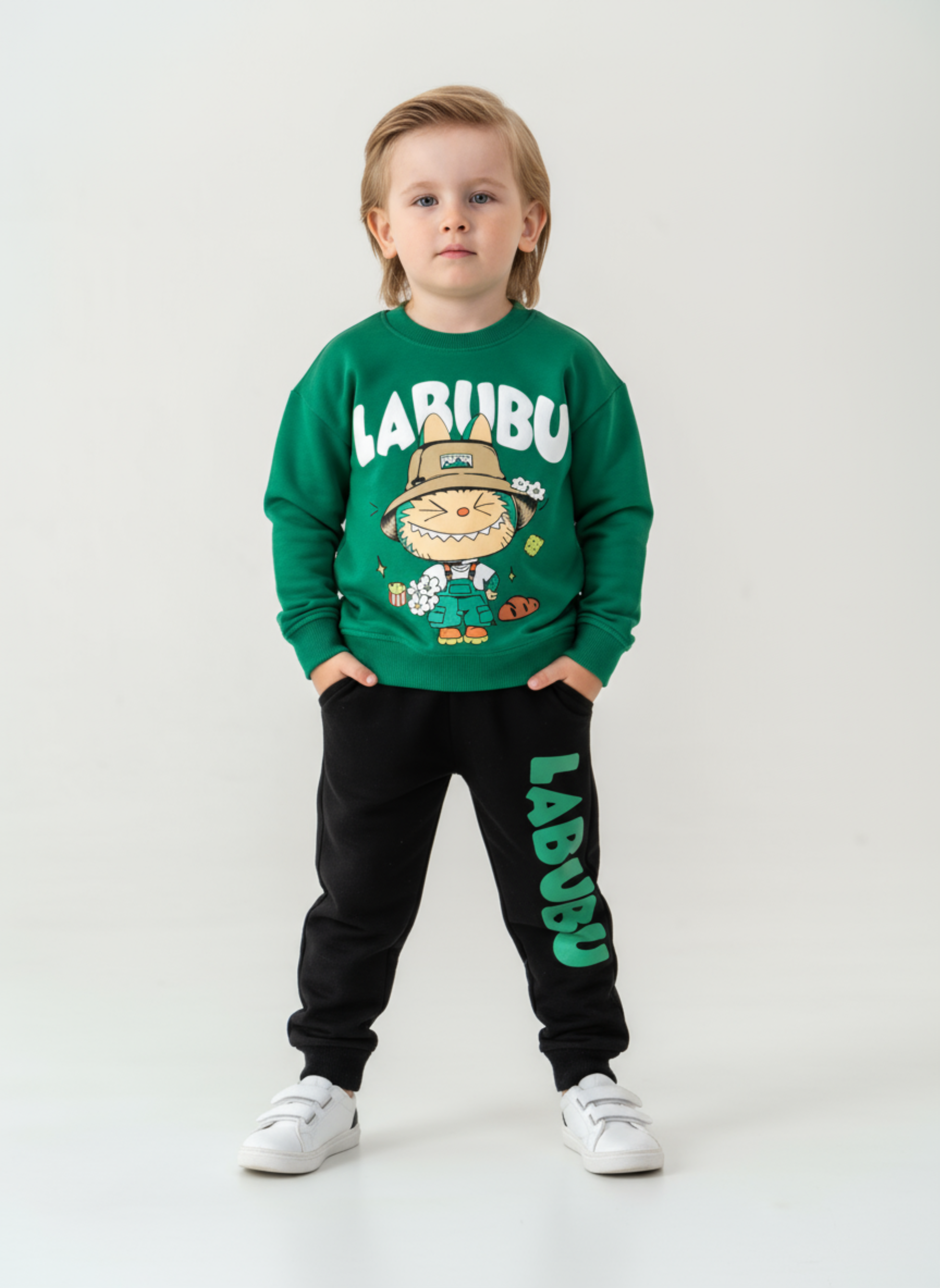 LA-BU-BU Boys Joggers Set