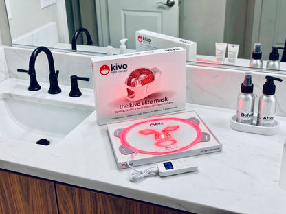 Kivo Elite Face: Blue, Yellow, Near-Infrared, and Red Light Therapy Mask