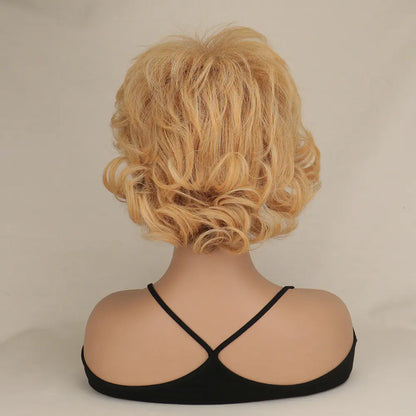 High-Quality Synthetic Short Curly Wig for Everyday Use