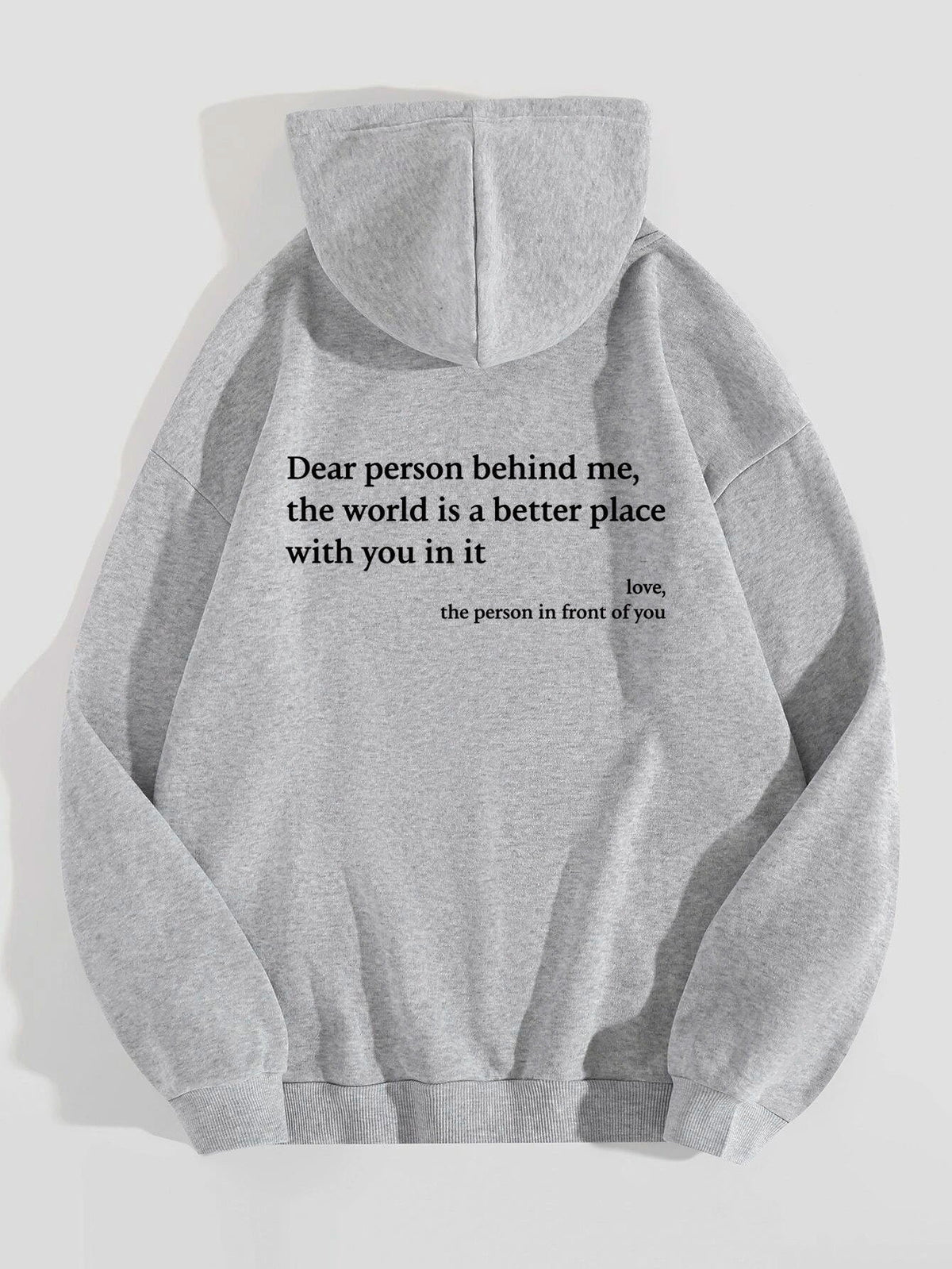 Women's Plush Letter Printed Kangaroo Pocket Hoodie | Cozy Pullover - Royal Eagles Promise of Peace