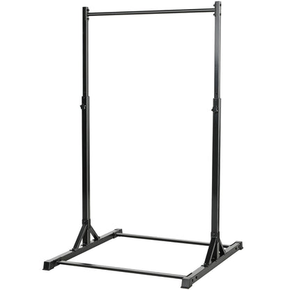 Portable Pull Up Station, Height Adjustable Pull Up Bar with 8 Levels for Home Gym Strength Training, 440LBS Capacity