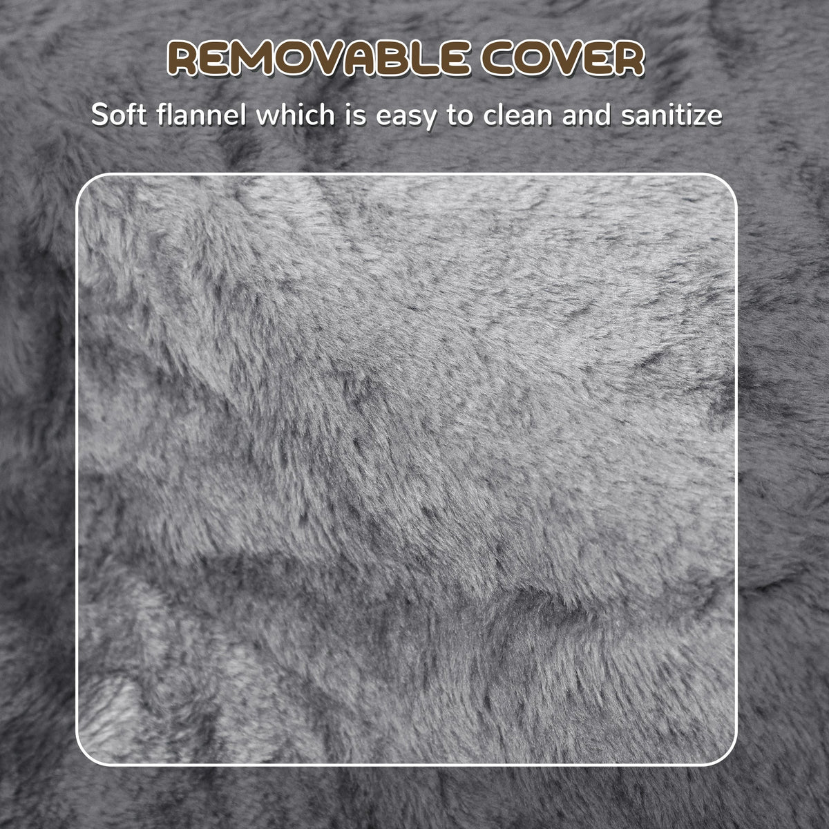 4-Step Dog Ramp for Sofa, Bed, and Couch, with Removable Cover, Light Grey
