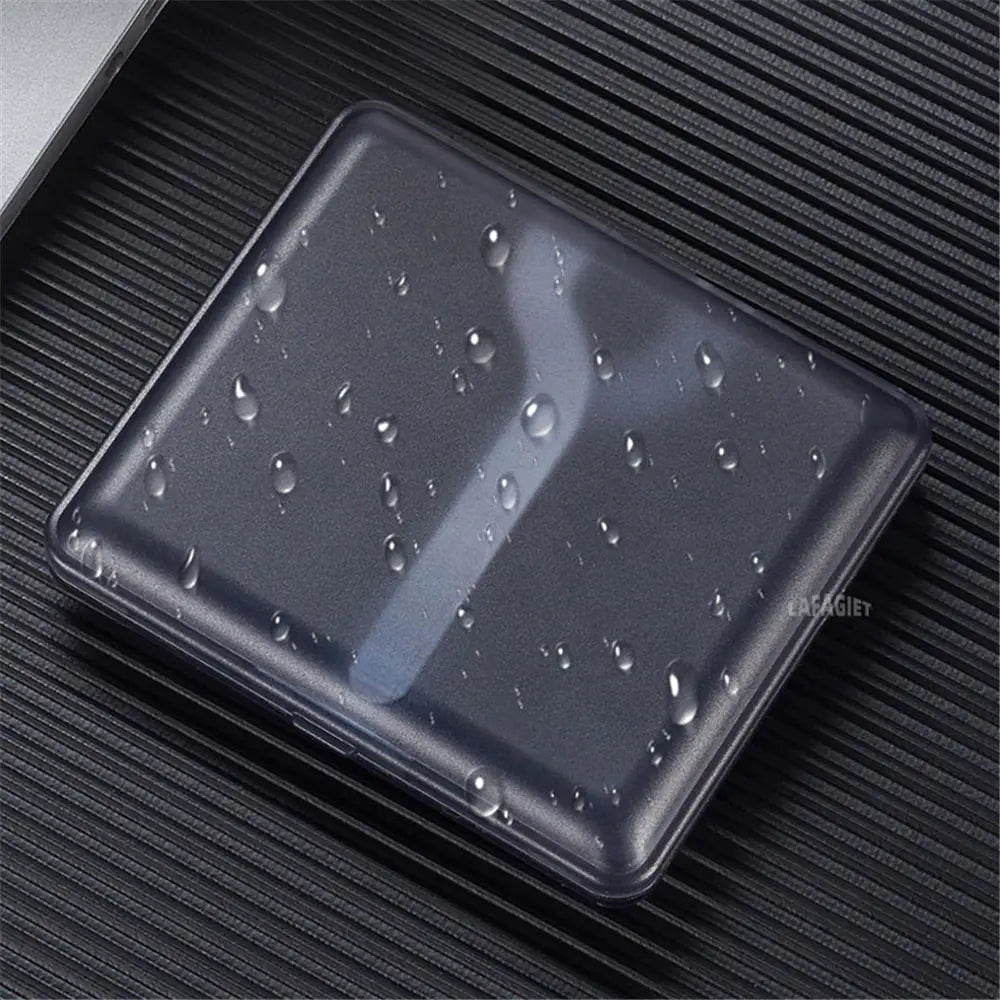 Waterproof Transparent Cigarette Case for Men