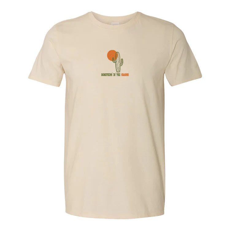 T-shirt "Something in the Orange" brodé